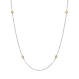 18ct White and Rose Gold Diamond Necklet N1021