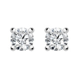 18ct White Gold 0.15ct Diamond Solitaire Stud Earrings FEU2114