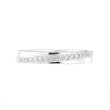 Platinum 0.17ct Diamond Channel Set Half Eternity Ring, DW086T_2