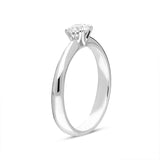 Platinum Brilliant Cut 0.31ct Diamond Solitaire Ring BLC-160