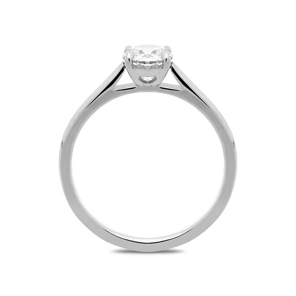 Platinum 0.70ct Diamond Brilliant Cut Solitaire Ring, ATD-088.